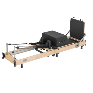 Portable Wooden Trapeze with Eco-Friendly Springs and Folding Pilates Reformer for Jumping Board