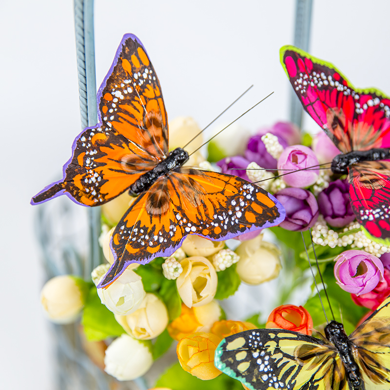 Decoración de adorno de mariposa