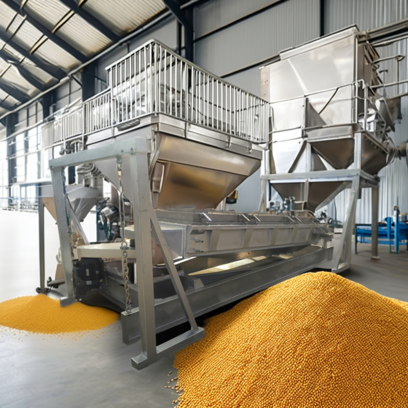 Gyratory Reciprocating Sifter Machine Feed Industry New Motor Animal Poultry Pellet Feed Meat Bone Meal Flour Mixer