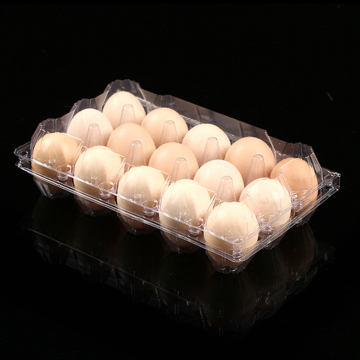 Dostosowany PET Clear Plastic Gose Egg Tray - 15 otworów