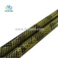 Tubo de tubería de fibra de carbono Jacquard de camuflaje de 3k