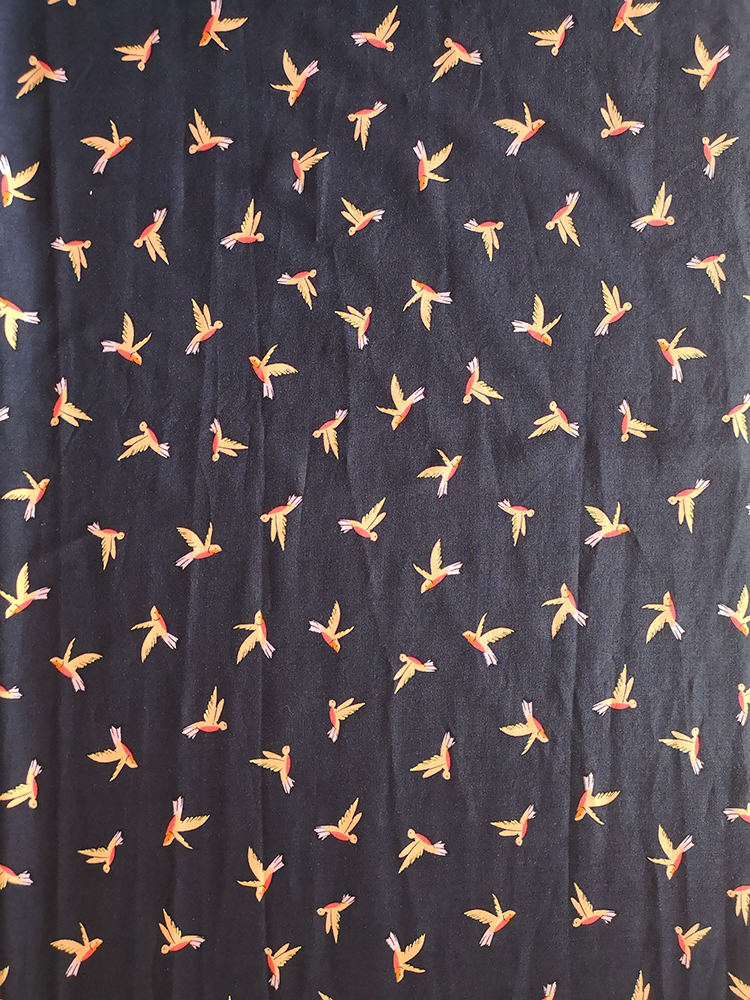 Birds Design Rayon Poplin shuttle 45S Tela de impresión