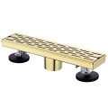 Shower Gold Long Channel Linear Floor Drain