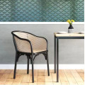 Top rank eco-friendly novelty design rattan chair made in Viet Nam top choice natural handmade rattan dining chair