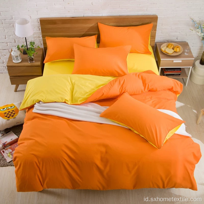 Set Tempat Tidur 3D 100% Poliester Linen