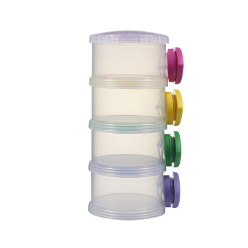 2014 neue Gestaltung PP Bpa frei Kunststoff-Milchbehälter mit Silikon-Herz