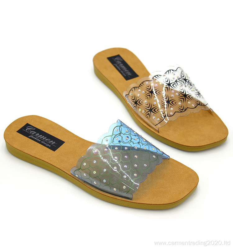 Fish mouth women's sandals with memory foam soles