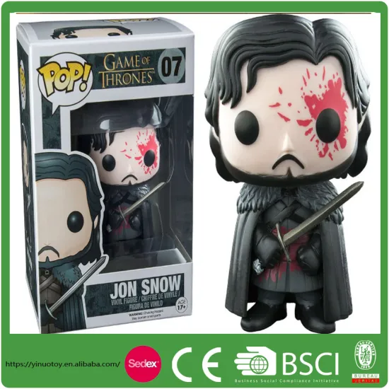 plastic action figure cartoon toy Funko POP of Thrones