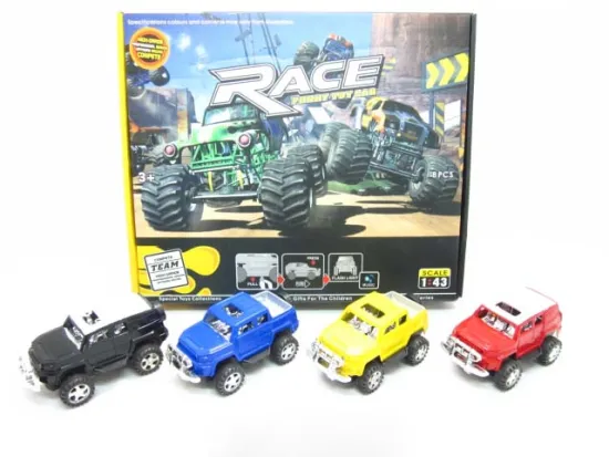 FRICTION CROSS COUNTRY CAR W/LIGHT,IC