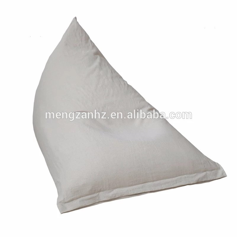 Indoor leisure triangle bean bag adult large bean bag chairs