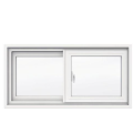 Swing Open Style PVC Windows for Office
