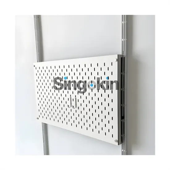 White Powder Coated Perforated Metal Sheet for Desk Craft Room/Peg Board