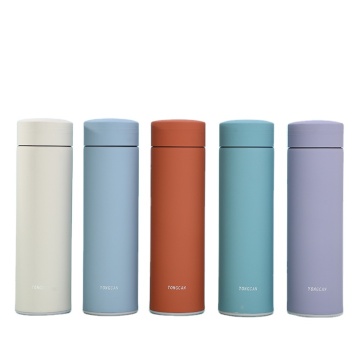 2022 Fashion Matte Solid Color Double Wall Stainless Steel Insulated Water Bottle
