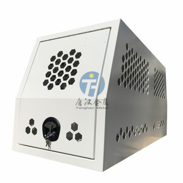 Aluminum Fully Hunting Dog Box White Color