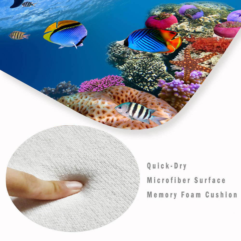 Sponge high definition digital printed floor mat- (7)-3