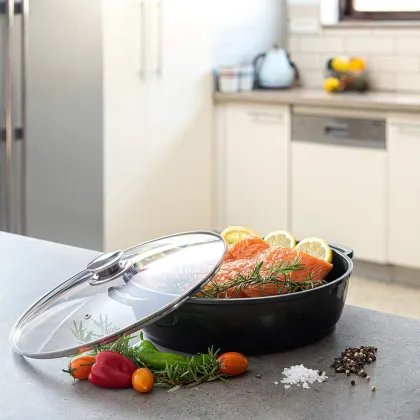 Cast Aluminium Nonstick Casserole for All Cookers