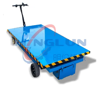 Customizable Guardrails for Storage Logistics and Goods Transportation Electric Lift Carts