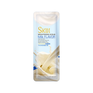 Organic Private Label Skincare: Milk Exfoliating Body Scrub & Facial Exfoliator