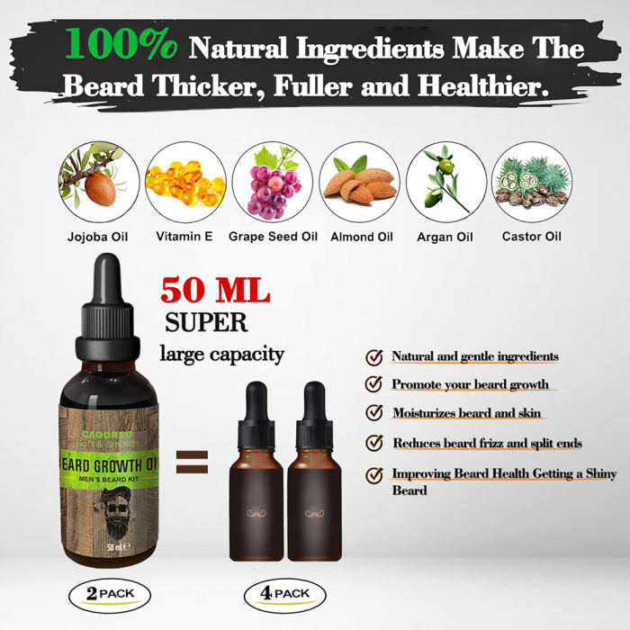 Conjunto de barba masculina de 10 peça