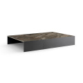 Table basse en acier inoxydable