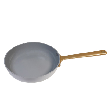 HK Manufacturer Wholesale Single Handle Small Iron Stir Fry Pot