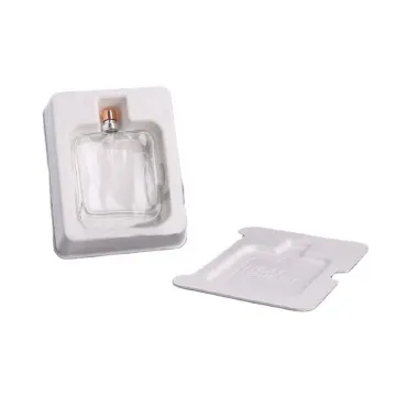Sugarcane Bagasse Pulp Molded Perfume Bottle Packaging