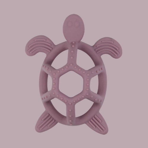 Turtle Baby Teether Anillo calmante juguete de dentición