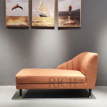 Modern Italian Luxury Indoor Bedroom Chaise Lounge Chair for Living Room