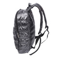 Benutzerdefinierte Logo Schwarzer Backpack Nylon Daily School Rucksack Designer Zipper School Reisetasche