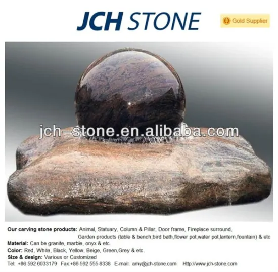 water fountain, granite fountain, garden fountain,