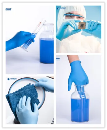 High Elasticity Primera Nitrile Latex Gloves For Medical