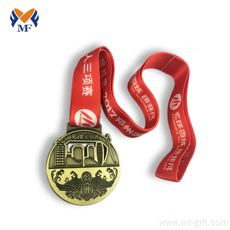 Custom ironman triathlon medals for sale