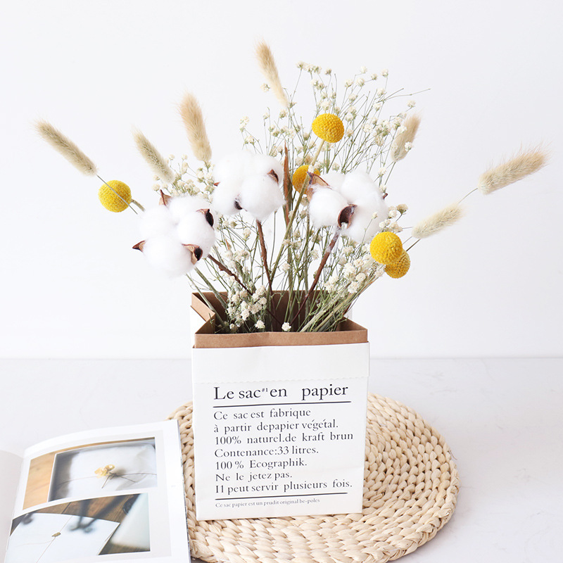 10/30PCS Natural Dried Flowers Small Pampas Grass Phragmites Natural Wheat Wedding Home Decoration Real Plant