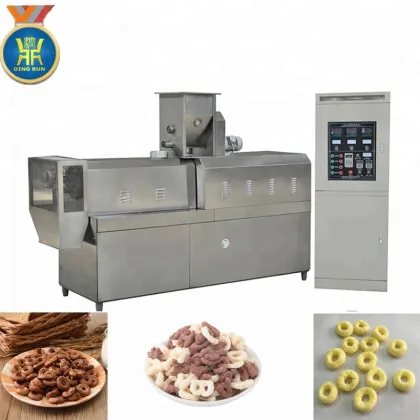 corn twist curl snacks food machines