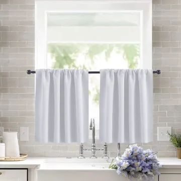 Customizable Home Textiles: Short Curtains, Half Window Tiers, Shades & Blackout Curtains for Kitchen