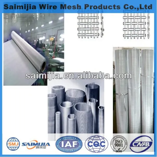 (0.025mm.500mesh) 304,304L,316,316L Woven Stainless Steel Dutch Wire Mesh Factory