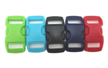10mm Paracord Curved Side Release Buckle Colorful Plastic Buckle