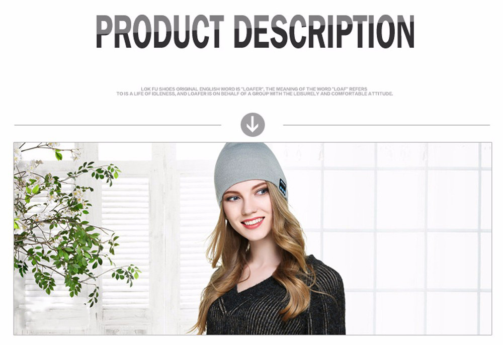 Warm Wireless Earphone Music Beanie Hat Headphone