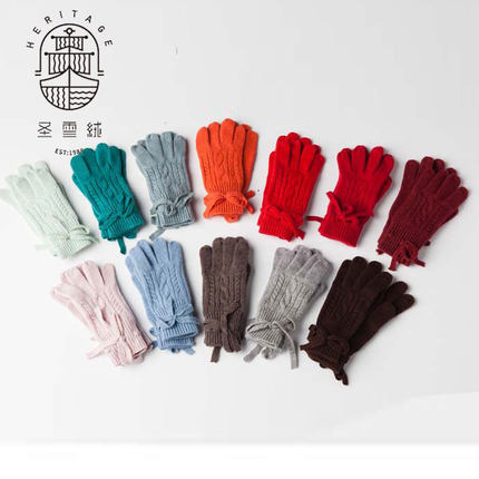 Găng tay làm bằng cashmere nữ