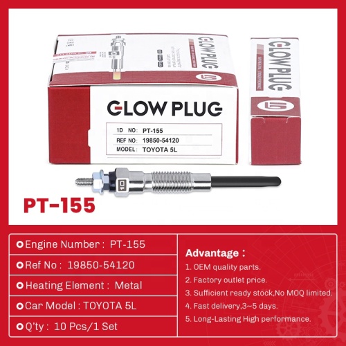 Glow Plug PT-155 1985054120 لـ Toyota 5L