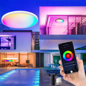 24W Graffiti APP WiFi Smart RGB Ceiling Light