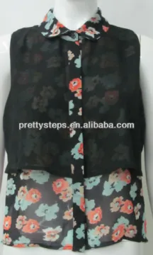 Pretty Steps 2014 new models ladies casual floral print chiffon blouse 2014
