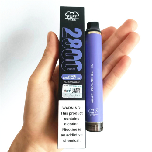 HOT Disposable Vape Puff Flex 2800 Puffs