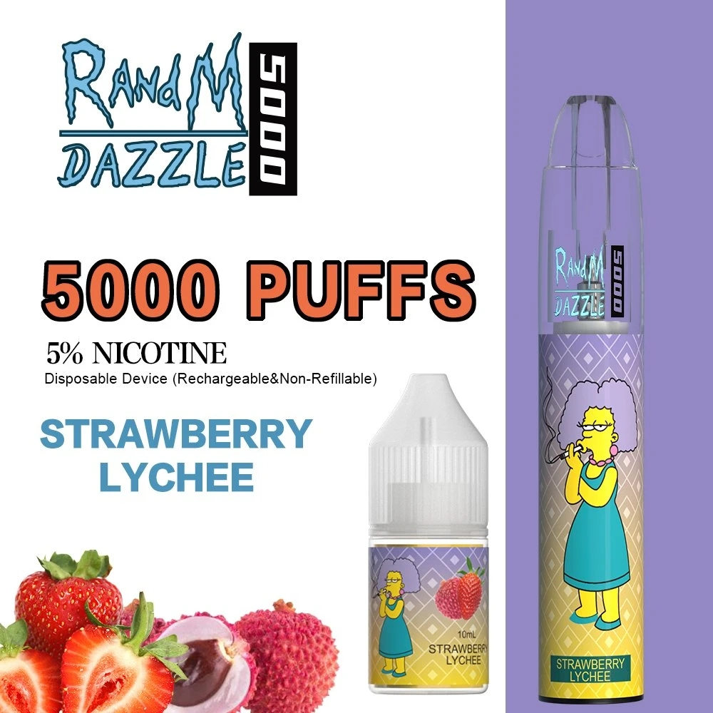 Bff687c50bfa450c5cb1b4ca9263524c Wholesale 5000 Puffs R And M Dazzle 5000 Disposable Vape Starter Kits