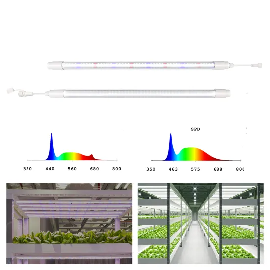 IP65 Waterproof Integrated Greenhouse Indoor Plant Veg Grow Lights - Full Spectrum Grow Tube