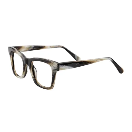 2023 Trending Parim Peculiar Uv Mens Business Acetate Eyeglasses Glasses Frames