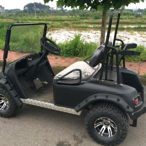 Off road 4 koltuklu gazla çalışan golf arabası