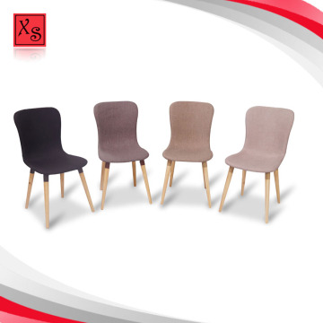 2016 Hot Sale Modern Design Wood Leg Fabric Chair for Living Room