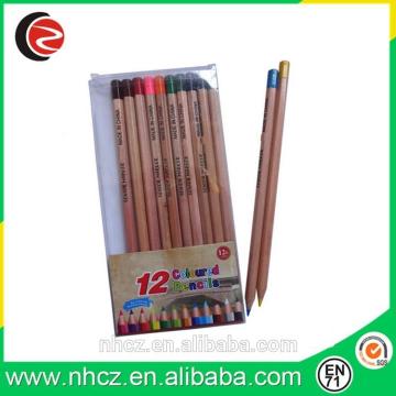 12 Wood Color Pencil in PVC Box