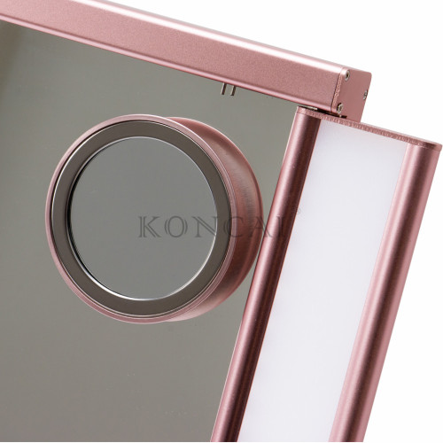 Hotsale Aluminum Hollywood Vanity Beauty Makeup Pink Mirror